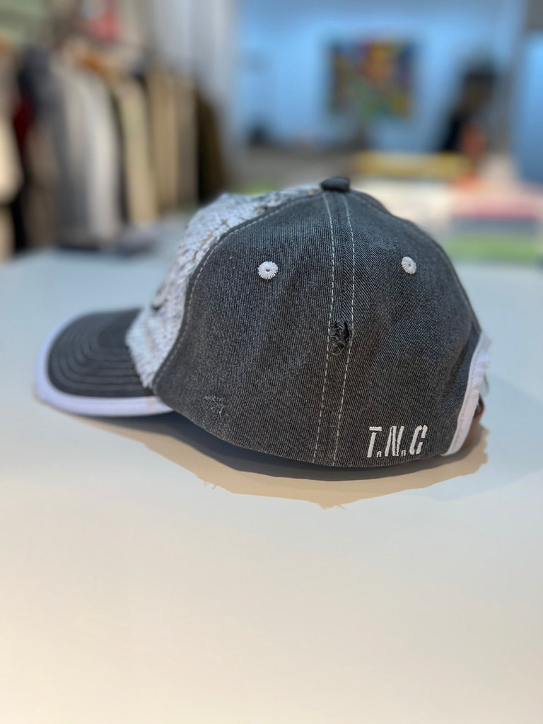 Racing Trucker Cap(Black/Green)/FAKE AS FLOWERS