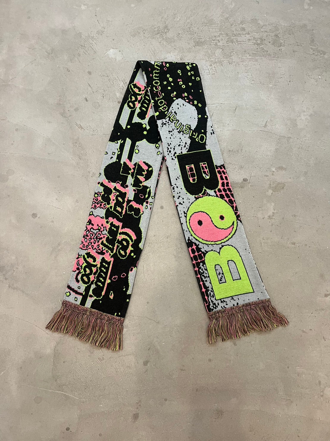 代引き人気 bal original JACQUARD KNIT SOCCER SCARF | wolrec.org