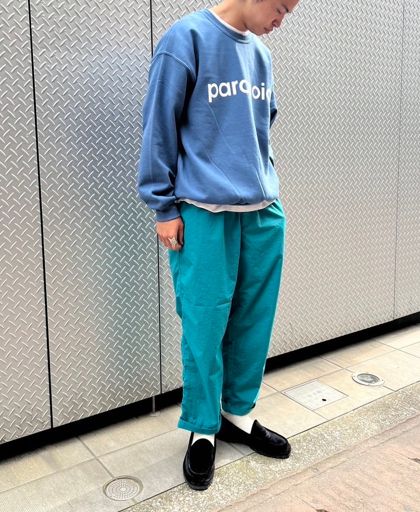 POVAL(ポヴァール)/paranoid Crewneck Sweatshirt(INDIGOBLUE/GRAY)