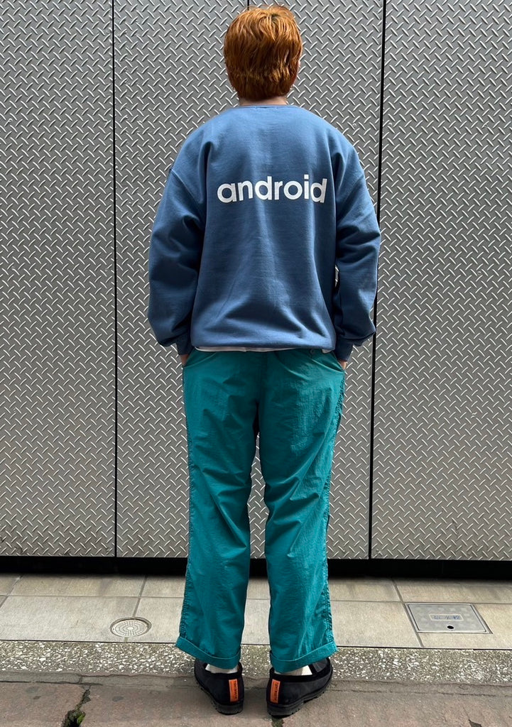 POVAL(ポヴァール)/paranoid Crewneck Sweatshirt(INDIGOBLUE/GRAY)