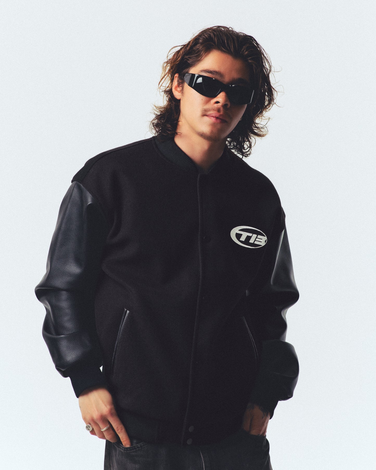 THROWBACK/Stop Snitching Varsity Jacket