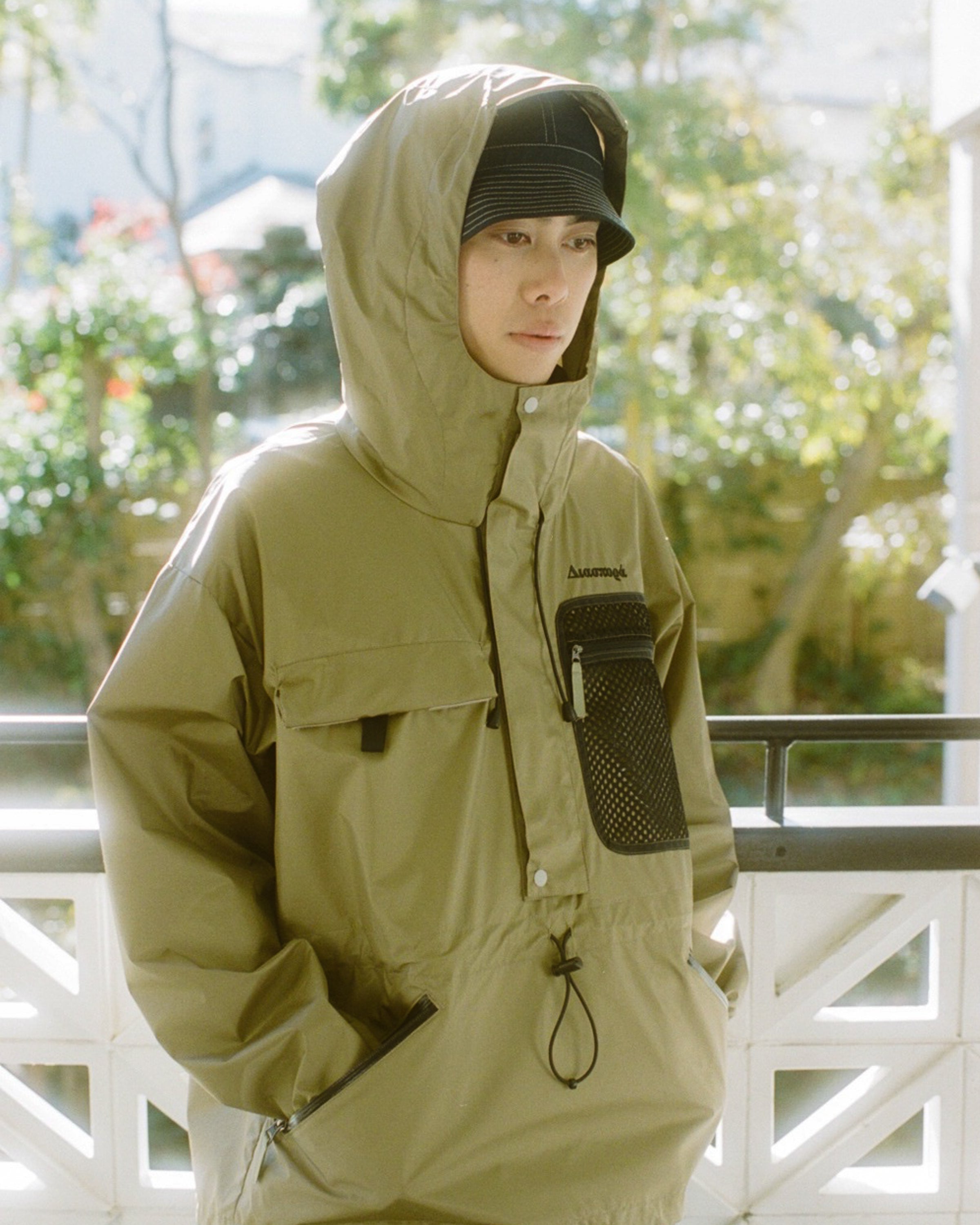 DIASPORA SKATEBOARDS(ディアスポラスケートボーズ) /Wade Pullover Jacket(Beige)