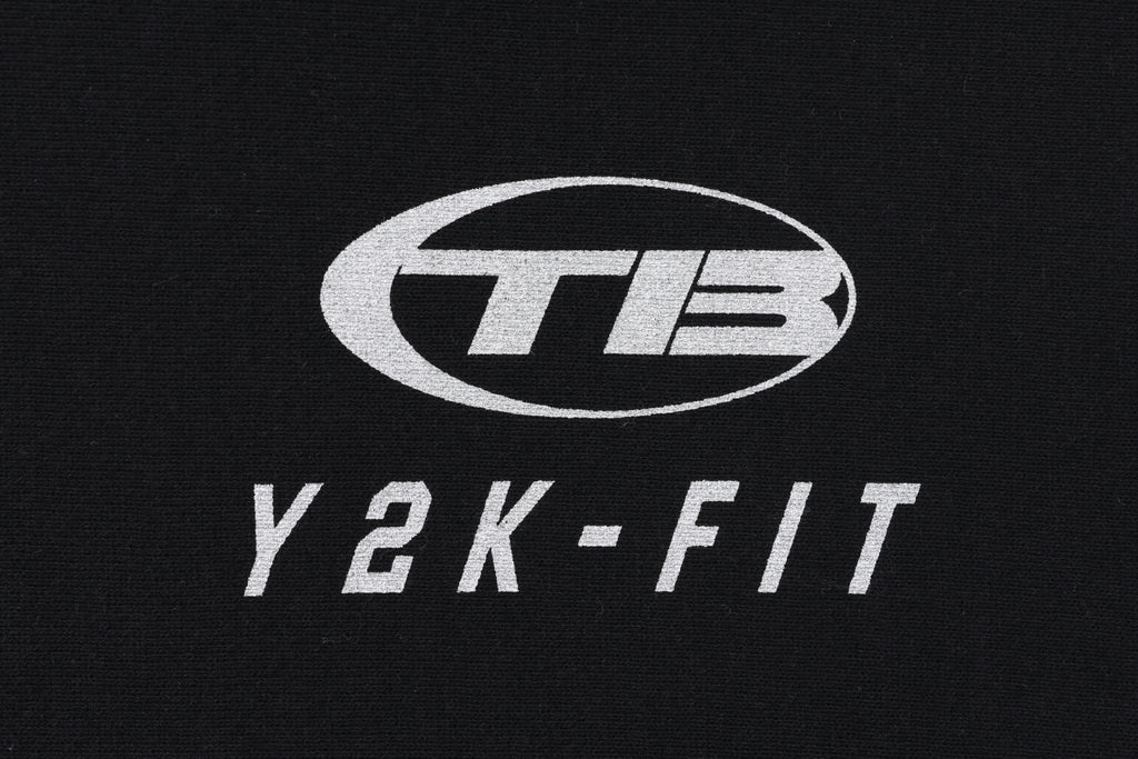 Y2K-FIT Crew Neck Sweat(BLACK/GRAY)