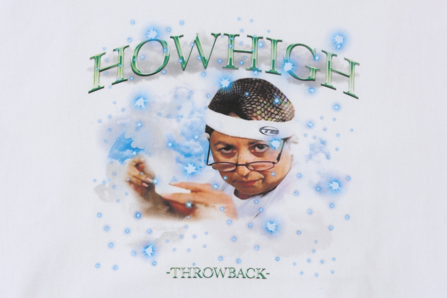 THROWBACK(スローバック)/How High Hoodie(WHITE/BLACK)