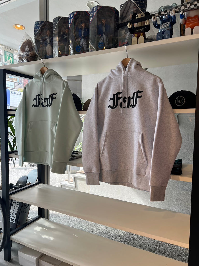 FAF/OE LOGO 2.0 Hoodie(Gray/Light green)