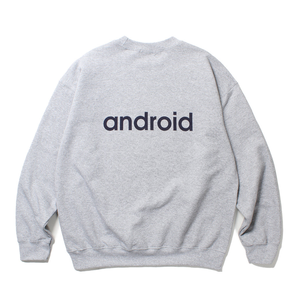POVAL(ポヴァール)/paranoid Crewneck Sweatshirt(INDIGOBLUE/GRAY)